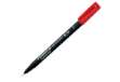 Immagine di Pennarello Lumocolor Permanent 318 - punta 0,6 mm - rosso - Staedtler