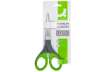 Immagine di Forbici universali in blister Q-Connect Elite Softgrip grigio/verde 18 cm KF03986