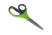 Immagine di Forbici universali in blister Q-Connect Elite Softgrip lame 21 cm asimmetriche grigio/verde - KF0398