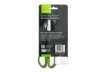 Immagine di Forbici in blister Q-Connect Softgrip lame simmetriche grigio/verde 17,5 cm KF00753