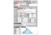 Immagine di Squadra ARDA Linea Tecnoschool polistirolo termoresistente azzurro trasparente 45° cm 30 - 40130SS