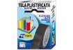 Immagine di Nastro adesivo in tela Tes 702 SYROM formato 19 mm x 2,7 m - materiale tela plastificata nero - 7569