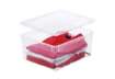 Immagine di Contenitore Rotho Clear Box in PPL impilabile trasparente - 18 L 40x33,5x17 cm - F707805