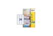 Immagine di Etichette bianche per buste AVERY QuickDRY™ 63,5x33,9 mm - 24 et/foglio - stampanti inkjet - cf. 25