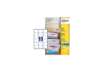 Immagine di Etichette bianche per buste AVERY QuickDRY™ 63,5x46,6 mm - 18 et/foglio - stampanti inkjet - cf. 25