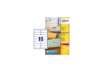 Immagine di Etichette poliestere trasparenti lucide AVERY QuickPEEL™ 99,1x33,9 mm - 16 et/foglio - laser conf. 2