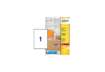 Immagine di Etichette poliestere trasparenti lucide AVERY QuickPEEL™ 210x297 mm - 1 et/foglio - laser conf. 25 f