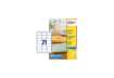 Immagine di Etichette poliestere trasparenti opache AVERY QuickPEEL™ 63,5x38,1 mm - 21 et/foglio - inkjet conf.