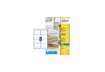 Immagine di Etichette poliestere trasparenti opache AVERY QuickPEEL™ 99,1x67,7 mm - 8 et/foglio - inkjet conf. 2