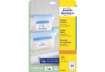 Immagine di Etichette permanenti per freezer Avery 63,5x33,9 mm bianco - 24 et./foglio - laser/inkjet - cf. 25 f
