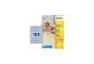 Immagine di Etichette bianche rimovibili AVERY 25,4x10 mm -  189 et/foglio - stampanti laser/inkjet Conf. 25 fog