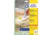 Immagine di Etichette bianche rimovibili AVERY 63,5x46,6 mm - 18 et/foglio - stampanti laser/inkjet Conf. 25 fog