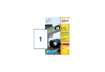 Immagine di Etichette permanenti poliestere bianche Avery 210x297 mm - 1 et/foglio - stampanti laser - cf. 20 fo