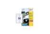 Immagine di Etichette permanenti poliestere bianche Avery 99,1x38,1 mm - 14 et/foglio - stampanti laser - cf. 20