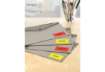 Immagine di Etichette arancione fluo con angoli arrotondati TICO Copy Laser 200x142 mm 2 et./foglio conf. 70 fog