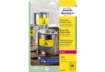Immagine di Etichette permanenti poliestere giallo Avery 45,7x21,2 mm - 48 et/foglio - per stampanti laser - cf.