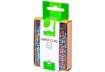 Immagine di Fermagli zebra Q-Connect a strisce assortiti 28 mm conf. da 100 - KF02024