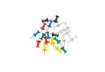 Immagine di Spilli per bacheca Q-Connect colori assortiti conf. da 100 - KF15274