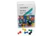 Immagine di Spilli per bacheca Q-Connect colori assortiti conf. da 100 - KF15274