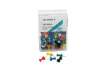 Immagine di Spilli per bacheca Q-Connect colori assortiti conf. da 100 - KF15274