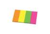 Immagine di Segnapagina Q-Connect Index Marker neon 20x50 mm assortiti dispenser 4 blocchetti da 50 - KF01226