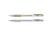 Immagine di Penna roller Pentel Gel Hybrid grip Metallic 0.8 mm argento K118-Z
