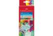Immagine di Matite colorate Faber-Castell Colour Grip assortiti astuccio di cartone da 24 - 112424