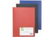 Immagine di Portalistini in polipropilene con 40 tasche Q-Connect formato A4 - nero opaco - KF01260