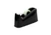 Immagine di Dispenser per nastro da scrivania Q-Connect nero 25 mm x 33/66 m KF11010