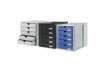 Immagine di Cassettiera SYSTEMBOX HAN in polistirolo con 5 cassetti chiusi per A4/C4 nero 1450-13