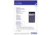 Immagine di Calcolatrice tascabile CASIO 10 cifre - solare e batteria Blu Scuro - SL-310TER+-WA-EP
