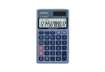Immagine di Calcolatrice tascabile CASIO 12 cifre - solare e batteria Blu Scuro - SL-320TER+-WA-EP