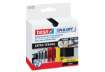 Immagine di Nastro adesivo in tela tesa velcro On&Off universale autoadesivo extra forte nero 50 mm x 1 m - 5522