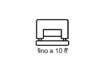 Immagine di Perforatore a due fori Q-Connect rosso 10 fogli KF02154