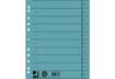 Immagine di Separatore per archivio con perforazione universale Q-Connect 24x30 cm 230 g/m² blu  conf. da 100 -