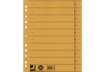 Immagine di Separatore per archivio con perforazione universale Q-Connect 24x30 cm 230 g/m² giallo  conf. da 100