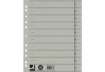 Immagine di Separatore per archivio con perforazione universale Q-Connect 24x30 cm 230 g/m² grigio  conf. da 100