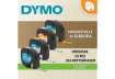Immagine di Nastro per etichettatrici Dymo LetraTag plastica 12 mm x 4 m nero/bianco S0721660
