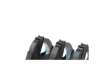 Immagine di Nastri a rilievo per etichettatrici Dymo vinile 9 mm x 3 m bianco/nero blister da 3 - S0847730