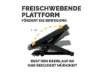Immagine di Poggiapiedi FELLOWES Professional Series™ Ultimate nero/grigio 8067001