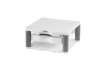 Immagine di Supporto FELLOWES Premium Plus per monitor plastica riciclata grigio 34,3x33,3x6,4-16,5 cm - 91713
