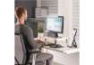 Immagine di Supporto FELLOWES per monitor standard plastica riciclata grigio 10x33x34 cm 91712