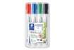 Immagine di Marcatore per lavagne bianche Staedtler Lumocolor whiteboard marker 351 assortiti  astuccio da 4 pez