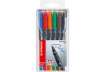 Immagine di Penne Stabilo OHPen universal Fine (F) 0,7 mm assortiti astuccio da 6 - 842/6