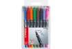 Immagine di Penne Stabilo OHPen universal Fine (F) 0,7 mm assortiti astuccio da 8 - 842/8