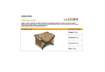 Immagine di Supporto per cartelle sospese LUXOR 39 cm forma a X avana 41x32x27 cm 10 cartelle - LUXOR 4 AV 10 P1