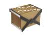Immagine di Supporto per cartelle sospese LUXOR 39 cm forma a X avana 41x32x27 cm 10 cartelle - LUXOR 4 AV 10 P1