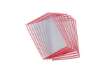 Immagine di Buste per leggio Tarifold® T-Technic A4 rosso - PVC bordo rinforzato Conf. 10 pezzi - B114003