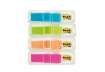 Immagine di Segnapagina removibili Post-it® Index Mini con dispenser turchese, arancio, lime, rosa  4 conf. da 3