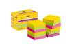Immagine di Foglietti riposizionabili Post-it® Super Sticky Carnival 47,6x47,6 mm conf. 12 blocc. da 90 ff - 622